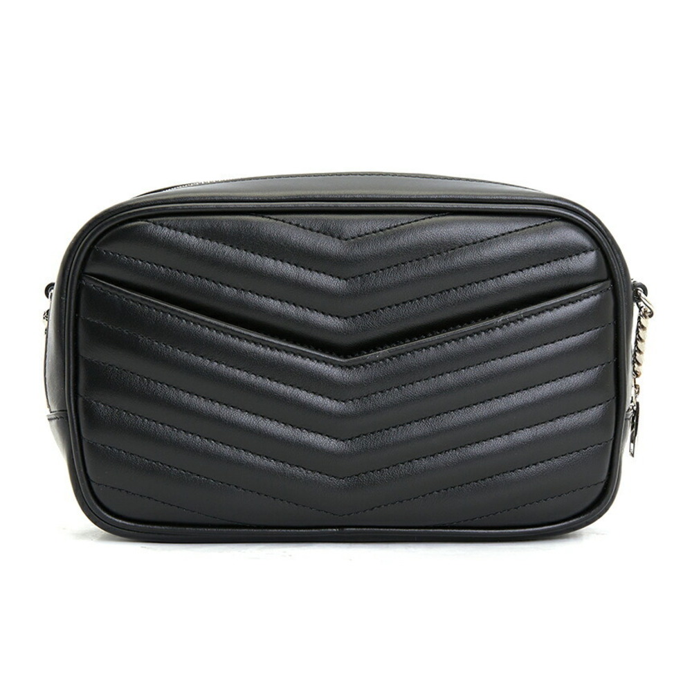 Saint Laurent Lou camera bag black chevron quilted calfskin leather - Picture 3 of 8